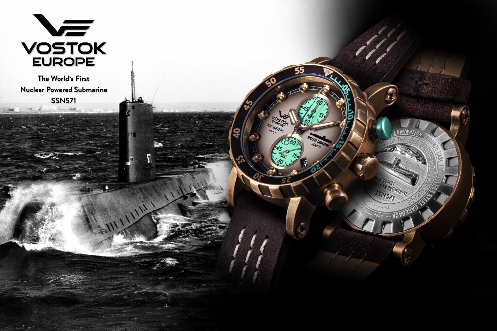 Soviet nuclear submarine clock vector image | Free SVG